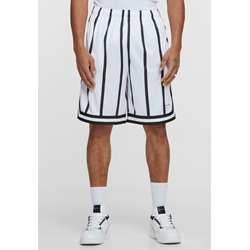 Pantalón corto Karl Kani 6013723 Mesh Short  white/black - Imagen 1