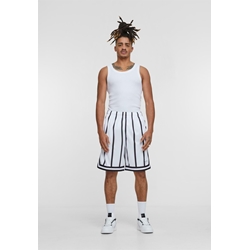 Pantalón corto Karl Kani 6013723 Mesh Short white/black - Imagen 2