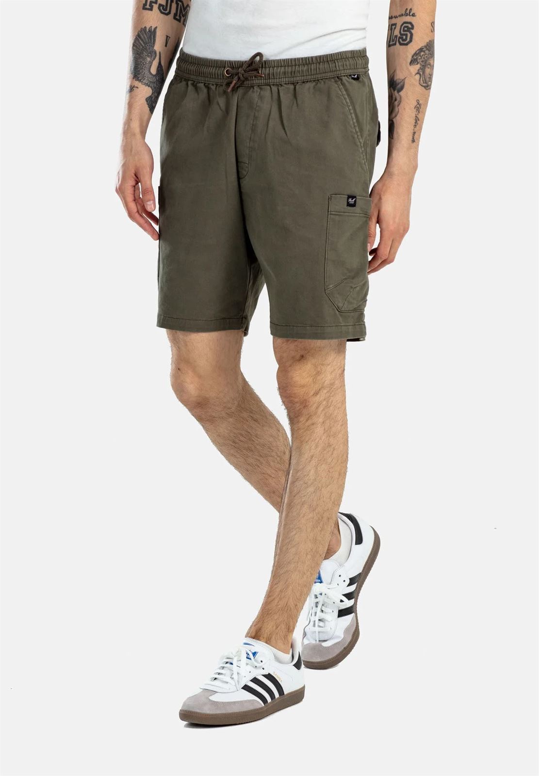 Pantalón corto REELL Reflex Easy Cargo Short Olive - Imagen 1