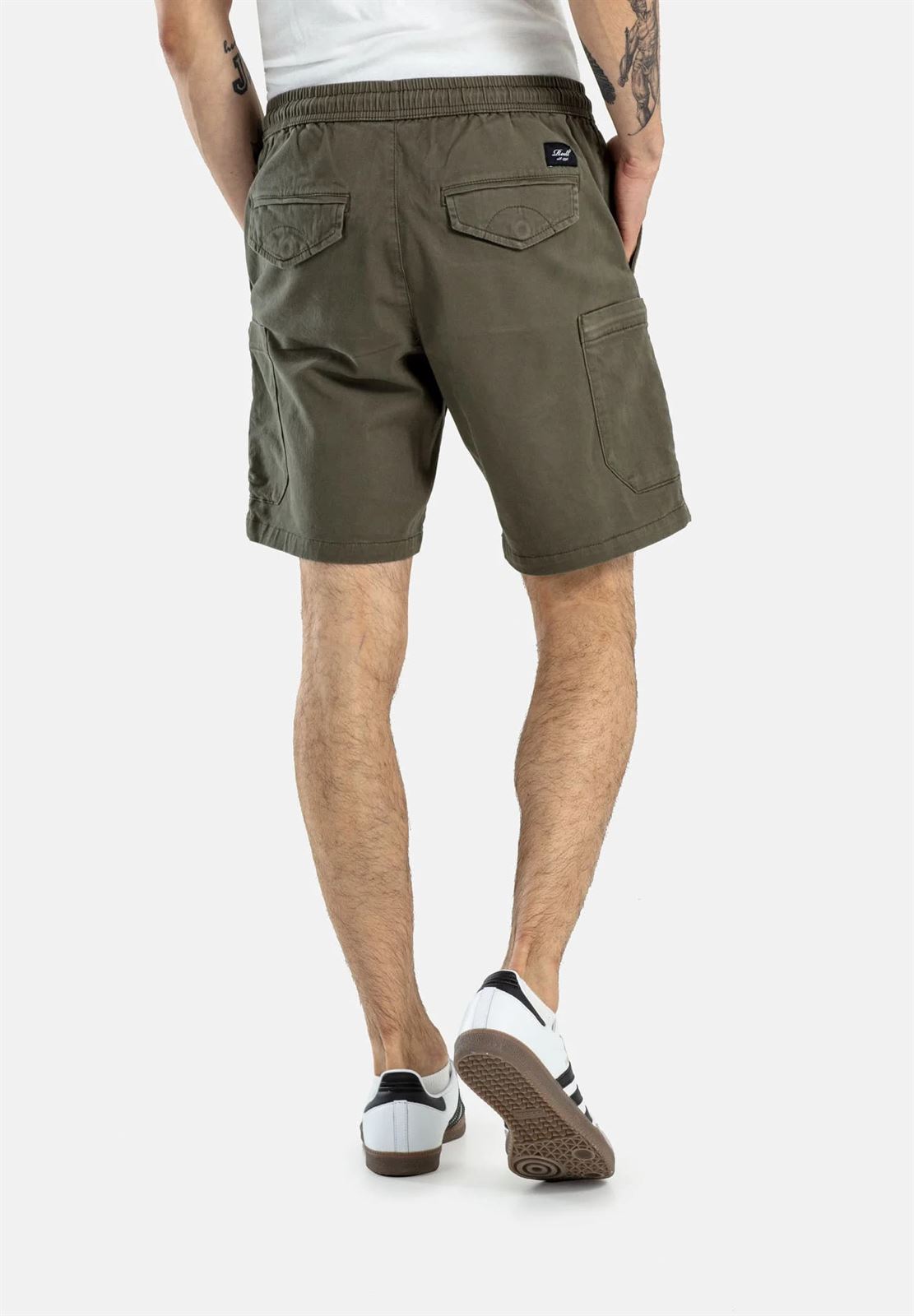 Pantalón corto REELL Reflex Easy Cargo Short Olive - Imagen 3