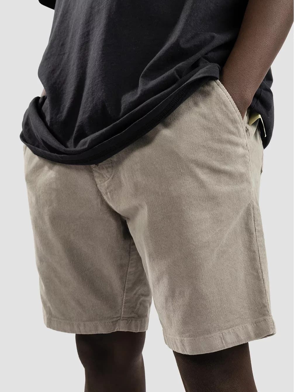 Pantalón corto REELL REFLEX EASY SHORT bay cord grey mint - Imagen 1