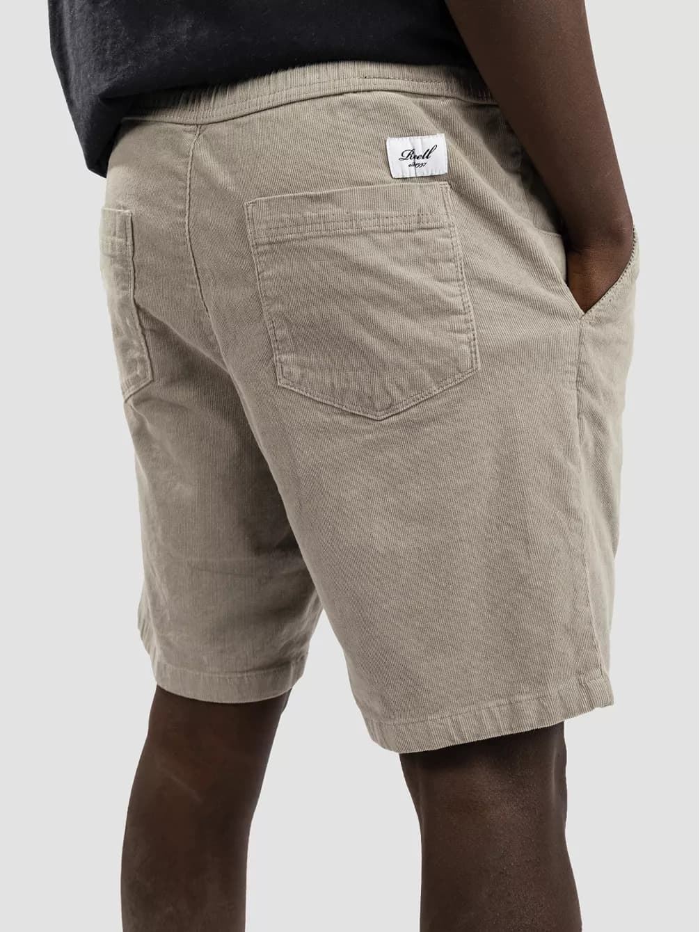 Pantalón corto REELL REFLEX EASY SHORT bay cord grey mint - Imagen 2