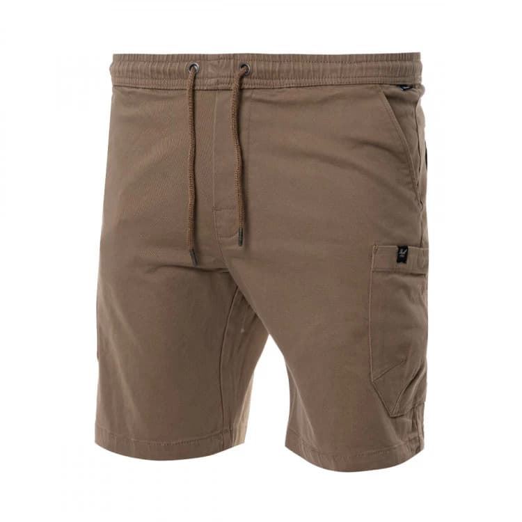 Pantalon corto REELL REFLEX LAZY SHORT dark sand - Imagen 1