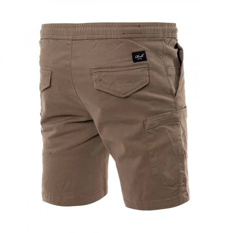 Pantalon corto REELL REFLEX LAZY SHORT dark sand - Imagen 2