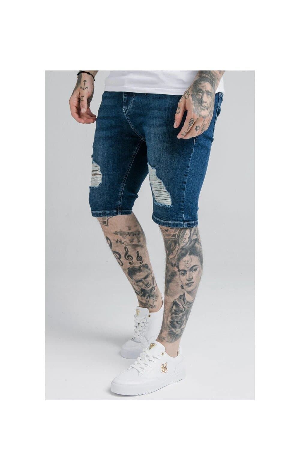 Pantalón corto SIKSILK SS-18088 Distressed Denim Shorts - Imagen 1