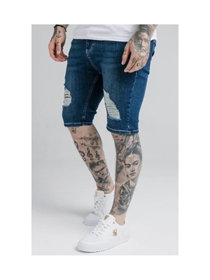 Pantalón corto SIKSILK SS-18088 Distressed Denim Shorts - Imagen 1