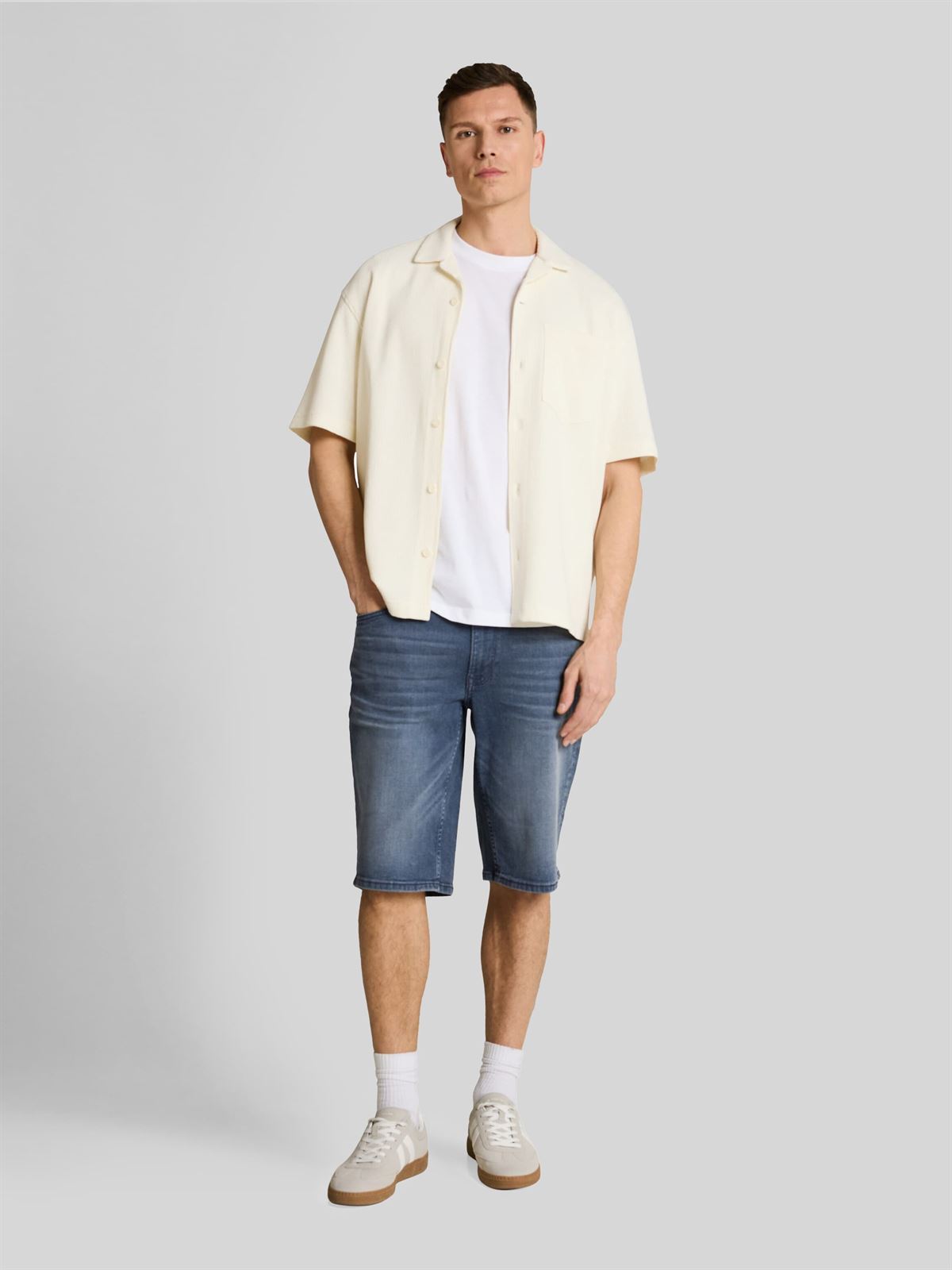 Pantalón corto TOM TAILOR 1050014 10162 denim male - Imagen 4