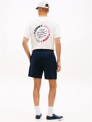 Pantalón Corto Tommy Jeans Dark Blue Signature DM0DM23017 C1G - Imagen 1