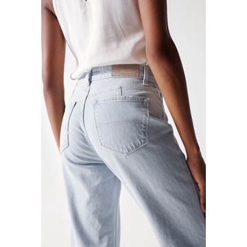 Pantalón cropped vaquero slim SALSA 21005615 851 light wash - Imagen 2