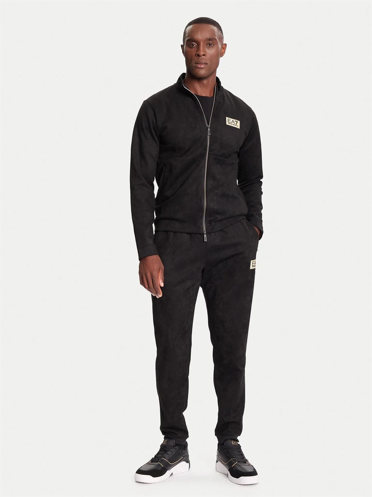 Pantalón Emporio Armani EA7 7M000676 AF16718 UC001 Black - Imagen 2