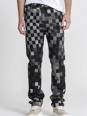Pantalón Gianni Kavanagh Grey Squared Jeans GKM007920 - Imagen 1