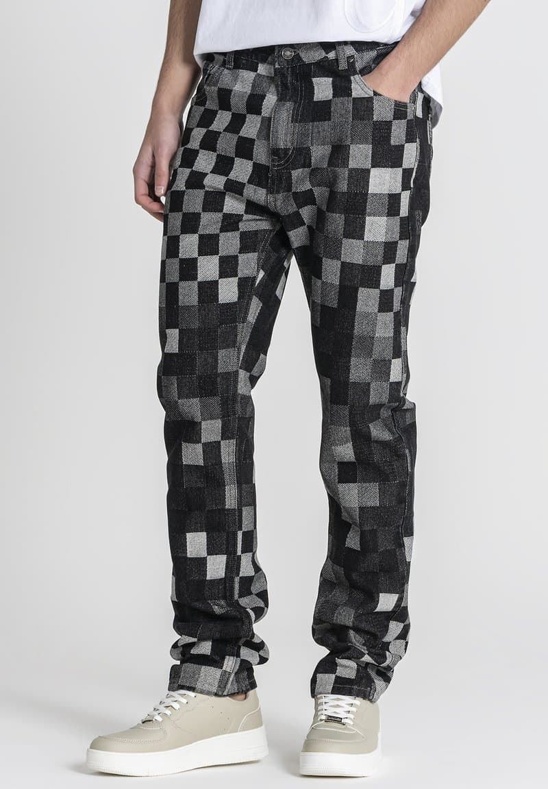 Pantalón Gianni Kavanagh Grey Squared Jeans GKM007920 - Imagen 2