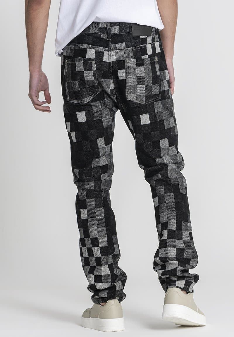 Pantalón Gianni Kavanagh Grey Squared Jeans GKM007920 - Imagen 3