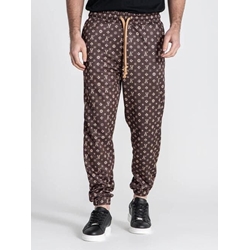 Pantalón Jogger Gianni Kavanagh Brown Logomania GKM007149 - Imagen 1