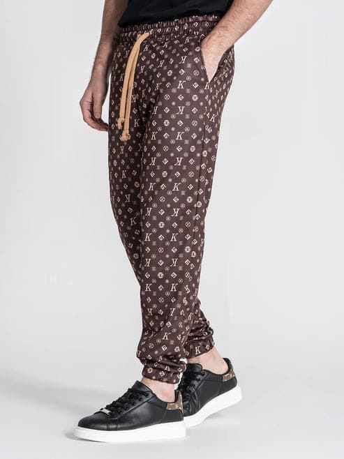 Pantalón Jogger Gianni Kavanagh Brown Logomania GKM007149 - Imagen 3