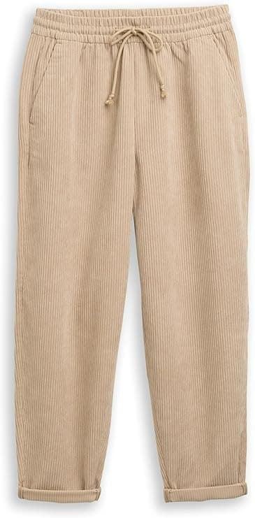 Pantalón pana TOM TAILOR 1048357 35091 easy corduroy pants tan brown - Imagen 1