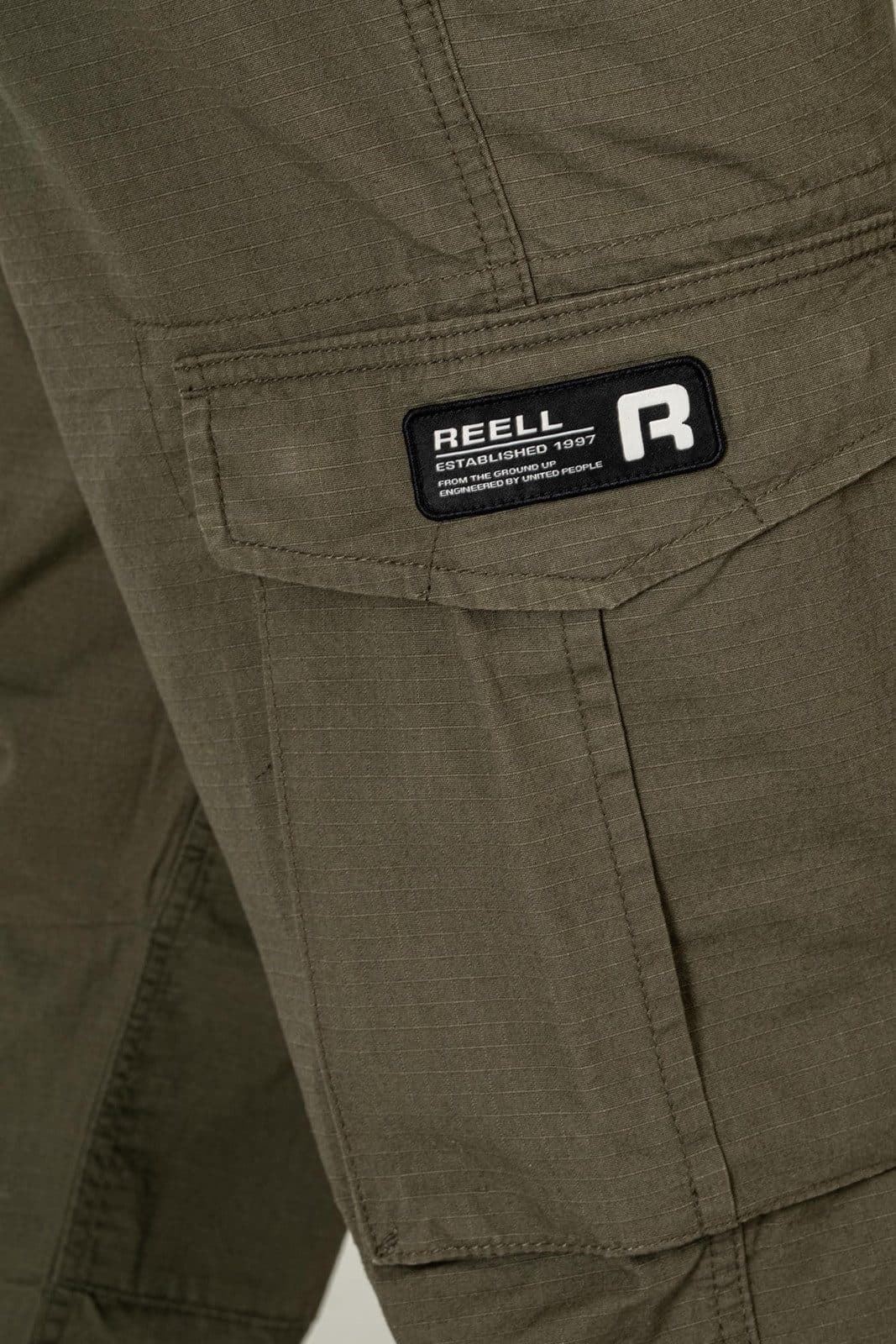 Pantalón REELL Cargo Ripstop RE3956 Olive - Imagen 3