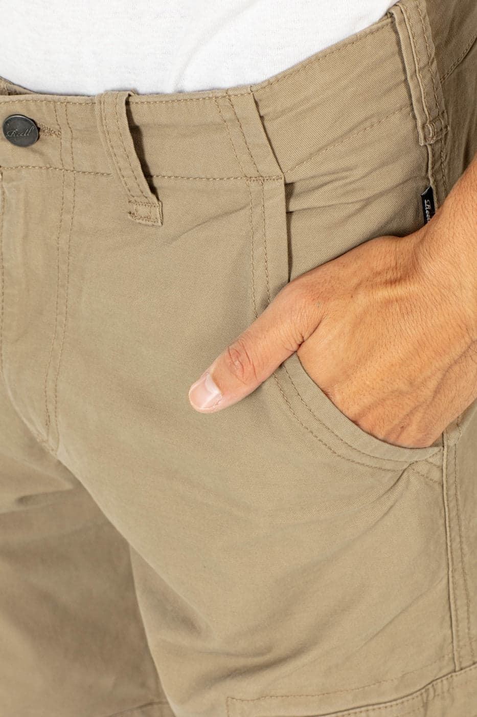 Pantalón Reell Flex Cargo LC Dark Sand RE4352 - Imagen 4