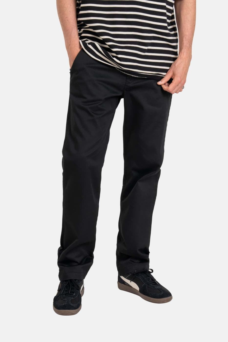 Pantalón REELL Metro Flex Chino PC Deep Black RE4016 - Imagen 1