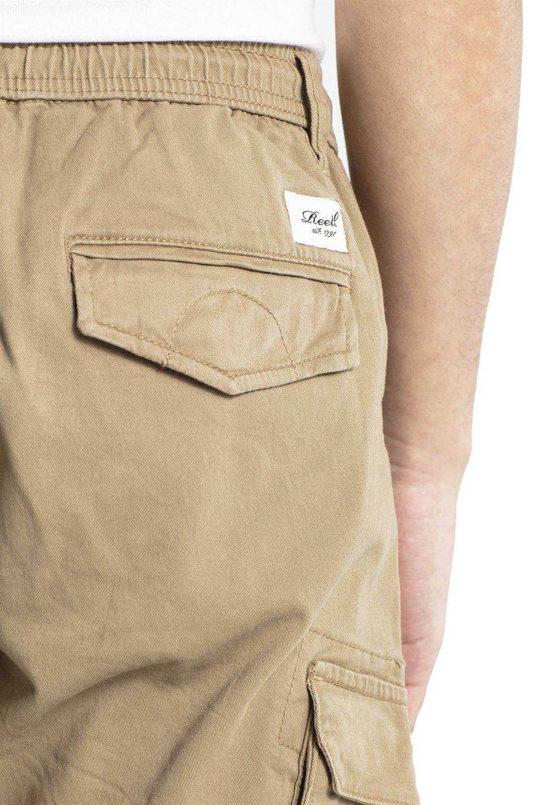 Pantalón Reell REFLEX CARGO LW BEIGE - Imagen 3