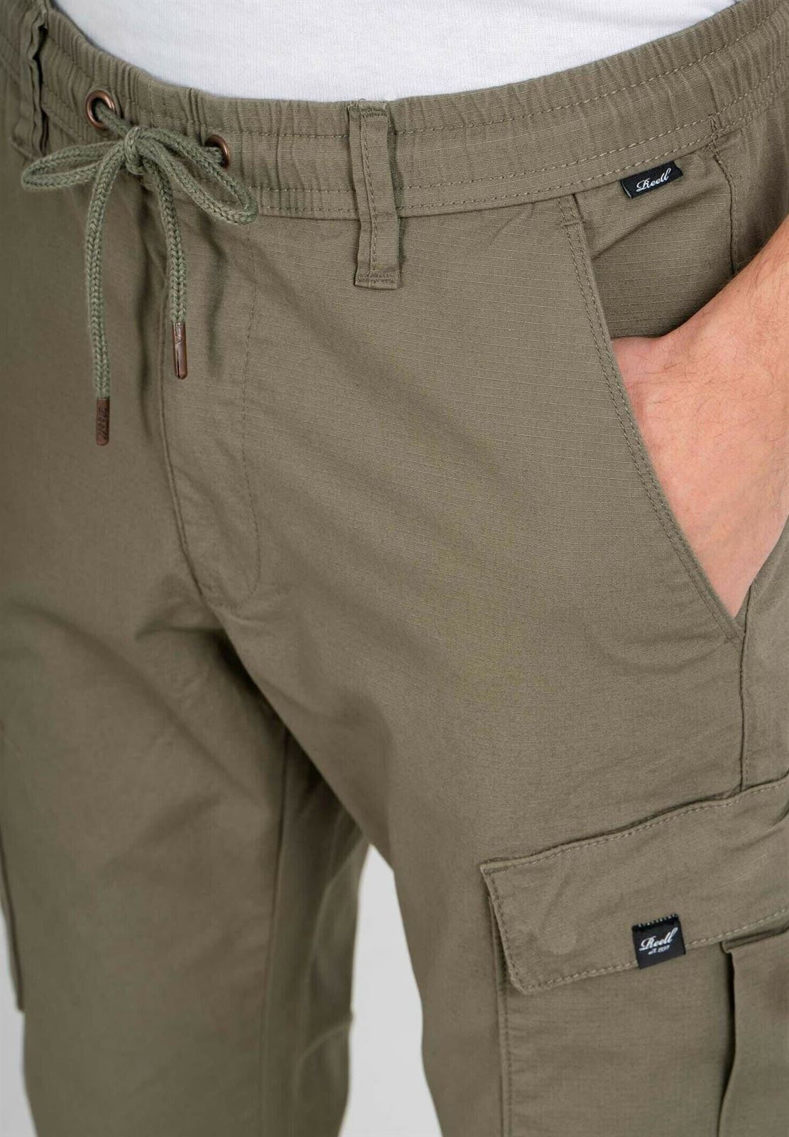 Pantalón REELL Reflex Easy Cargo BR Olive - Imagen 3