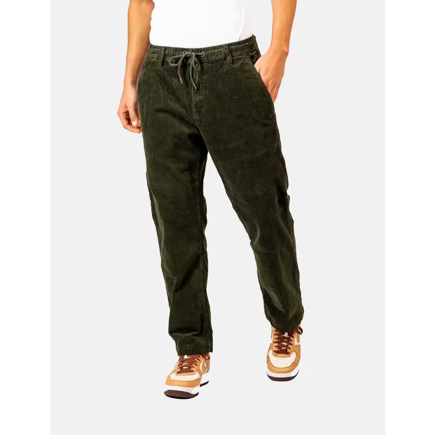 Pantalon REELL REFLEX LOOSE CHINO DARK GREEN - Imagen 1