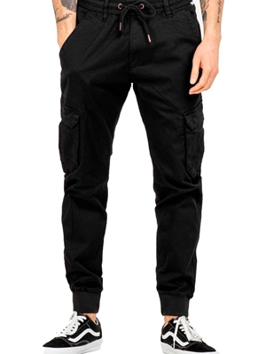 Pantalón Reell Reflex Rib Cargo Black RE4364 - Imagen 1