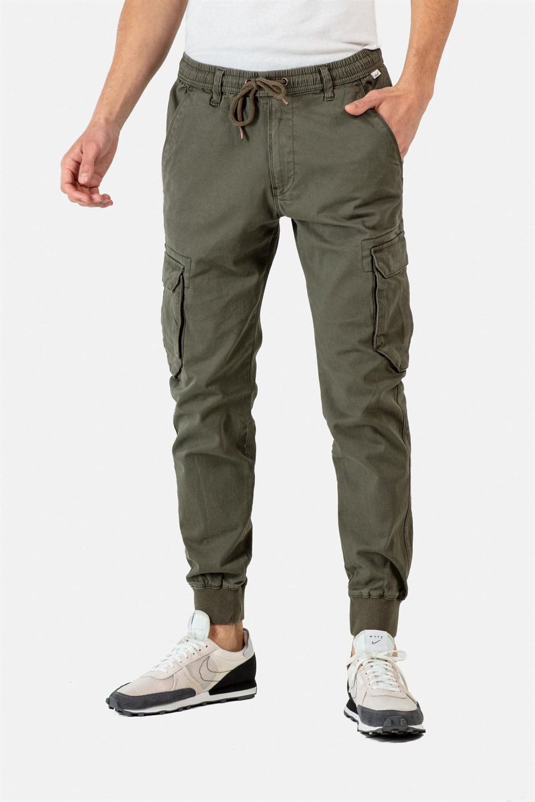 Pantalón Reell Reflex Rib Cargo Olive RE4366 - Imagen 1