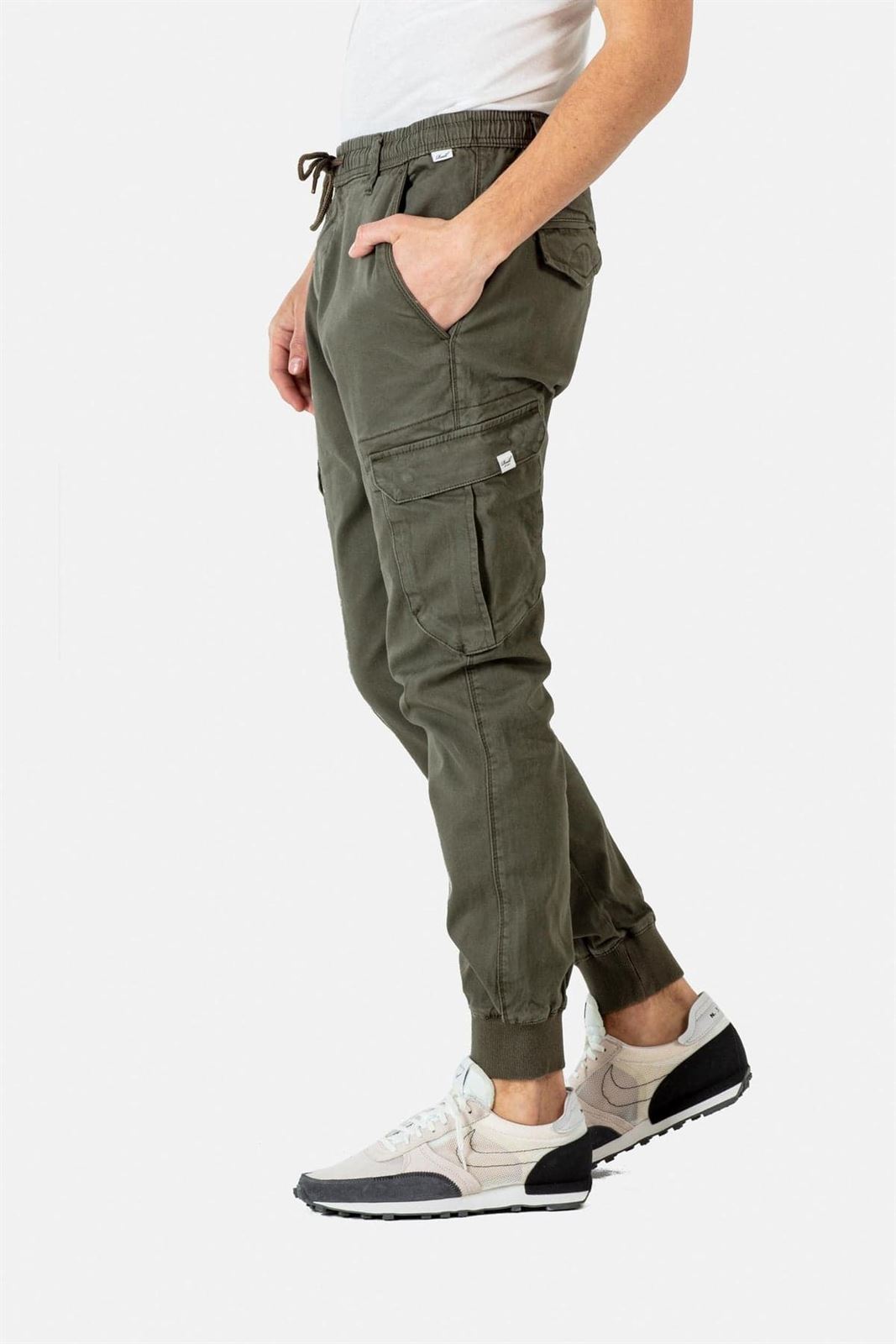 Pantalón Reell Reflex Rib Cargo Olive RE4366 - Imagen 3