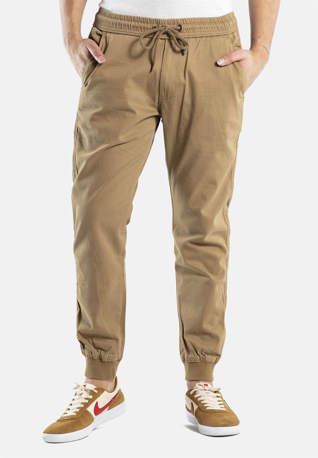 Pantalón REELL Reflex Rib Pant Dark sand - Imagen 1