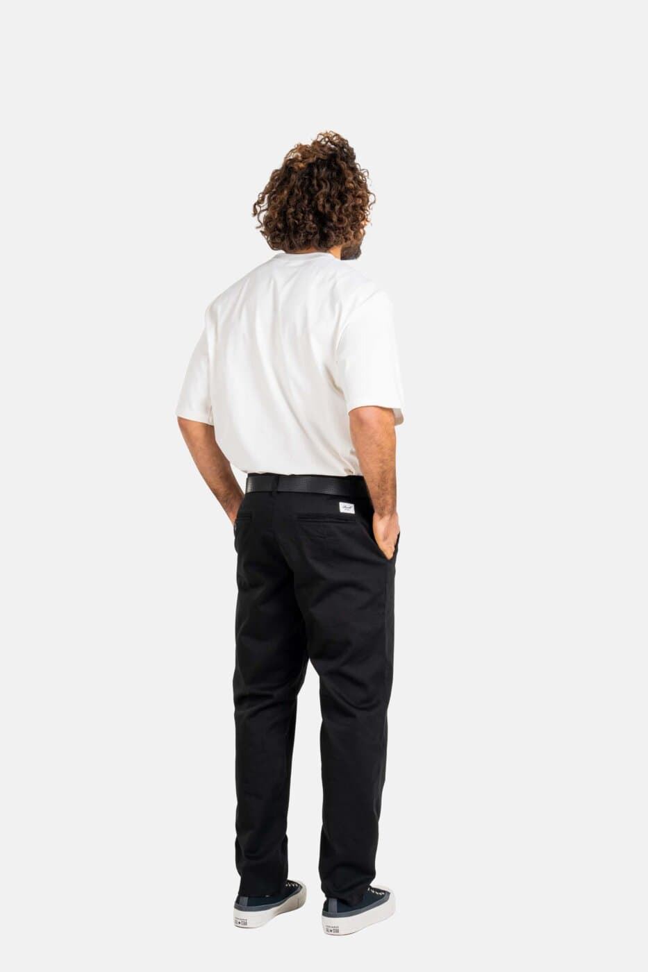 Pantalón Reell Regular Flex Chino Black RE4396 - Imagen 2