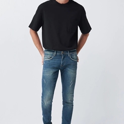 Pantalon SALSA 125375 8506 AZUL - Imagen 1