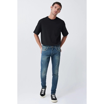 Pantalon SALSA 125375 8506 AZUL - Imagen 1