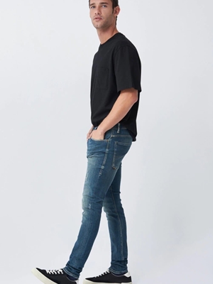 Pantalon SALSA 125375 8506 AZUL - Imagen 2