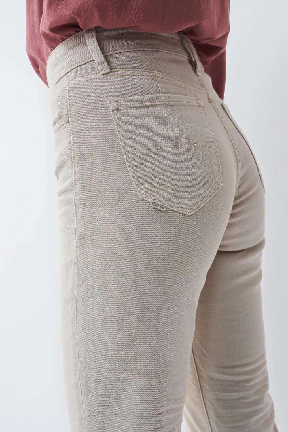 Pantalon SALSA 125994 1027 28 beige - Imagen 2