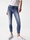 Pantalon Salsa  Wonder Crop 126511 8503 with ST, Medium Wash - Imagen 1