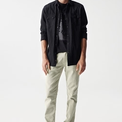 Pantalón slim SALSA 21005708 120 beige - Imagen 2