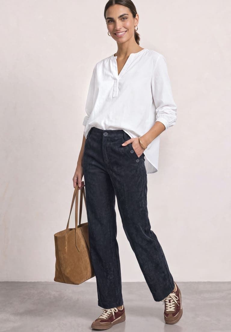 Pantalón Street One Amalia Corduroy Indigo Night 380885 17873 - Imagen 1