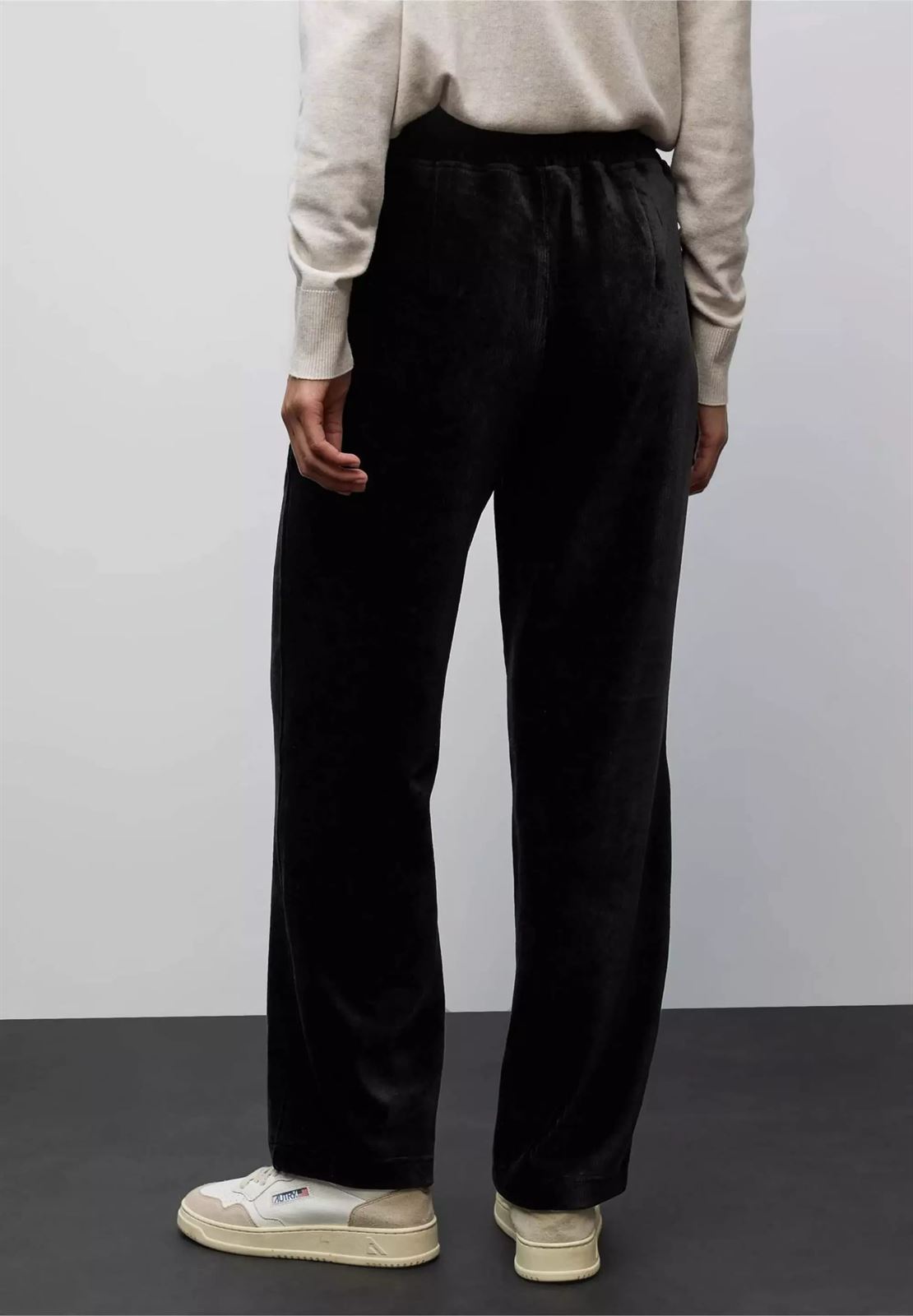 Pantalón Street One LTD QR Jesey Cord 379552 10001 Black - Imagen 3