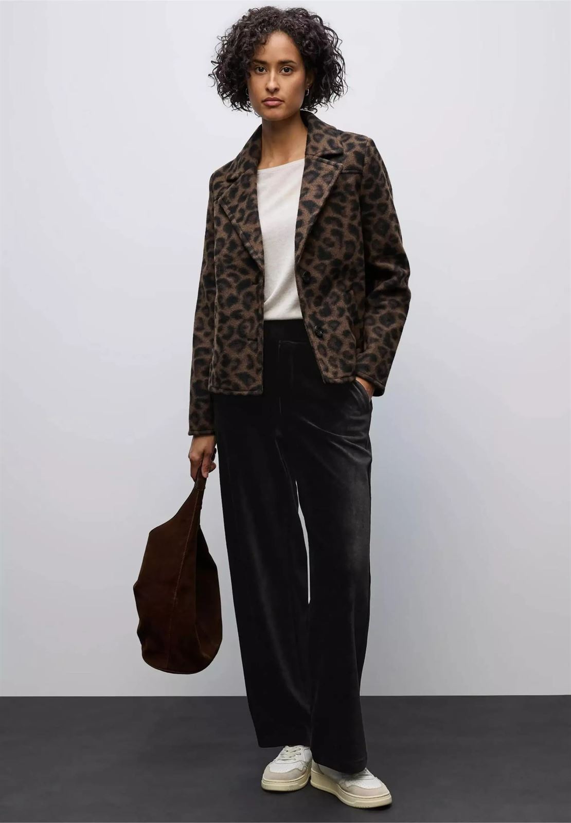 Pantalón Street One LTD QR Jesey Cord 379552 10001 Black - Imagen 4