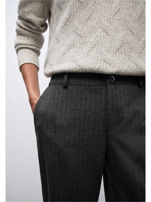 Pantalón Street One QR Style Chino Fishbon Black 379684 20001 - Imagen 2