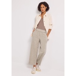 Pantalón Street One Straight Leg Melange Malted Beige 379687 26916 - Imagen 1