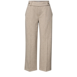 Pantalón Street One Straight Leg Melange Malted Beige 379687 26916 - Imagen 2