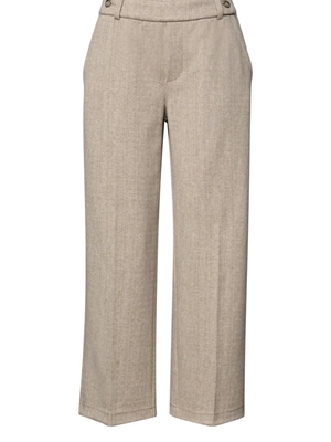 Pantalón Street One Straight Leg Melange Malted Beige 379687 26916 - Imagen 2