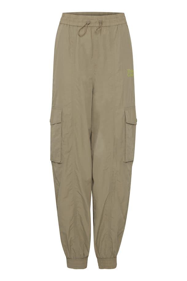 Pantalón THEJOGGCONCEPT jcflora stitch track pants marrón - Imagen 1