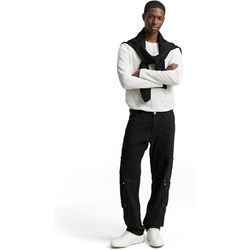 Pantalón Tom Tailor TTwaylen Relaxed Dark Stone Black Denim 1048862 10273 - Imagen 2