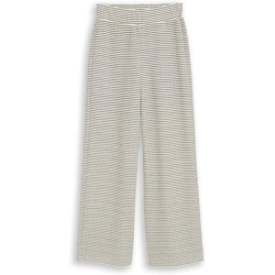 Pantalón Tom Tailor White Black Knit Stripe 1051408 40392 - Imagen 1