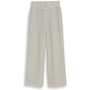 Pantalón Tom Tailor White Black Knit Stripe 1051408 40392 - Imagen 1