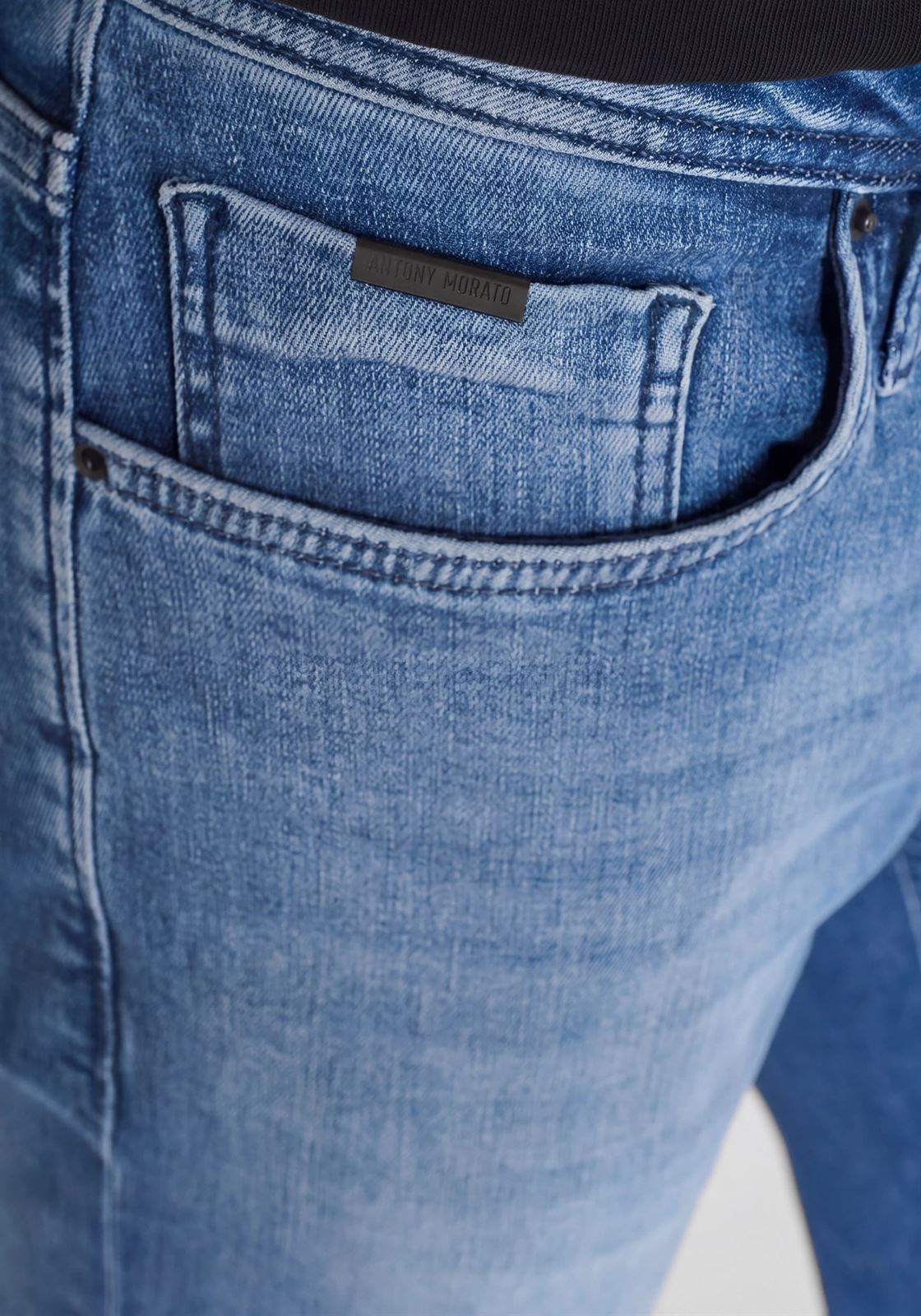 Pantalón Vaquero Antony Morato Jeans Argo Blue MMDT00264 FA750624 7010 W02316 - Imagen 3