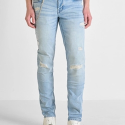 Pantalón Vaquero Antony Morato Jeans Iggy Tapered Fit Blue Denim MMDT00245 FA750591 7010 - Imagen 1